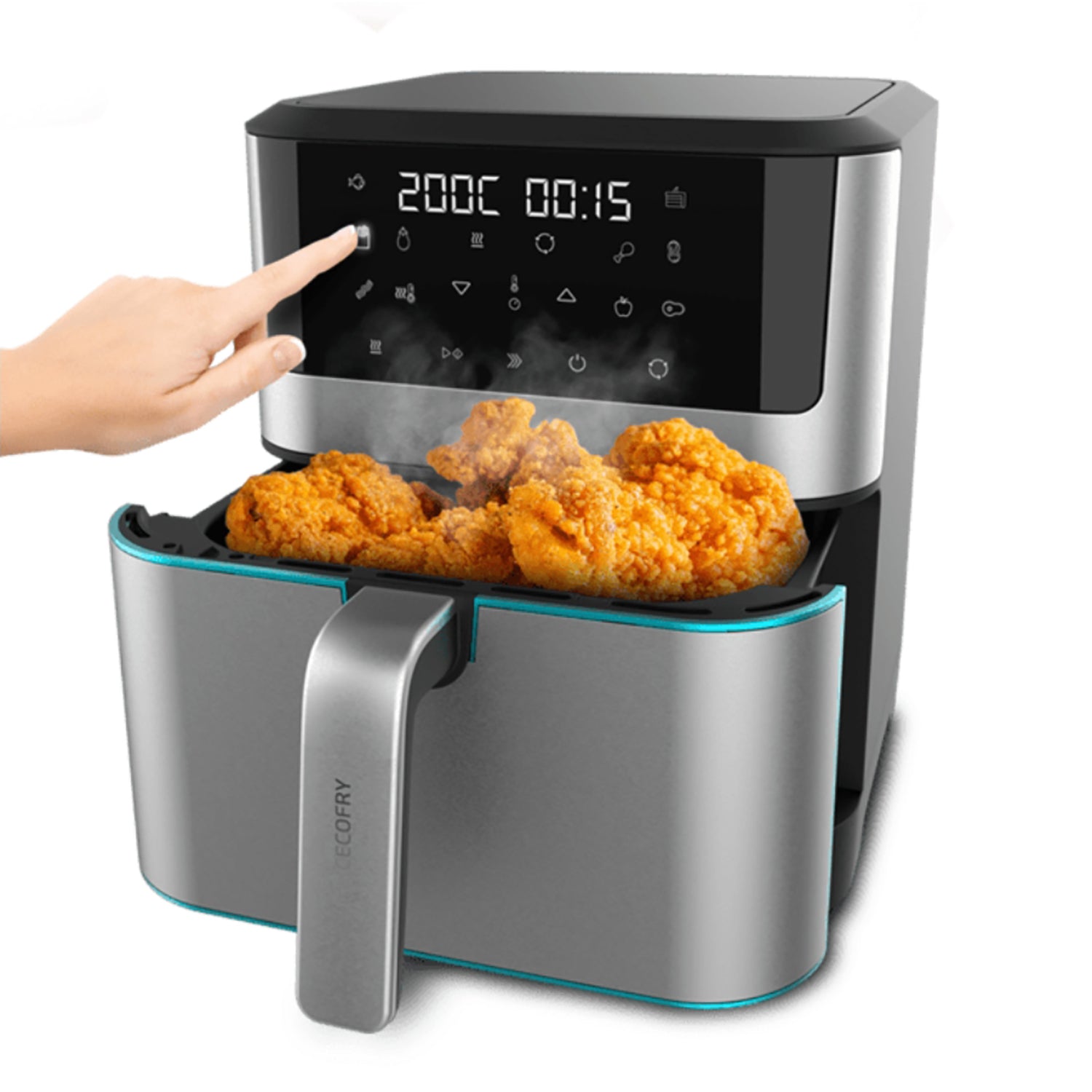 CECOTEC - Friggitrice ad aria Cecofry Supreme 8000 Touch 8 litri 1800 Watt